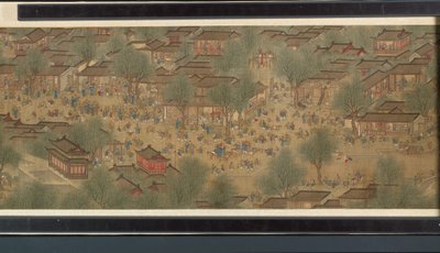 Festival di primavera sul fiume da Qing Dynasty Chinese School